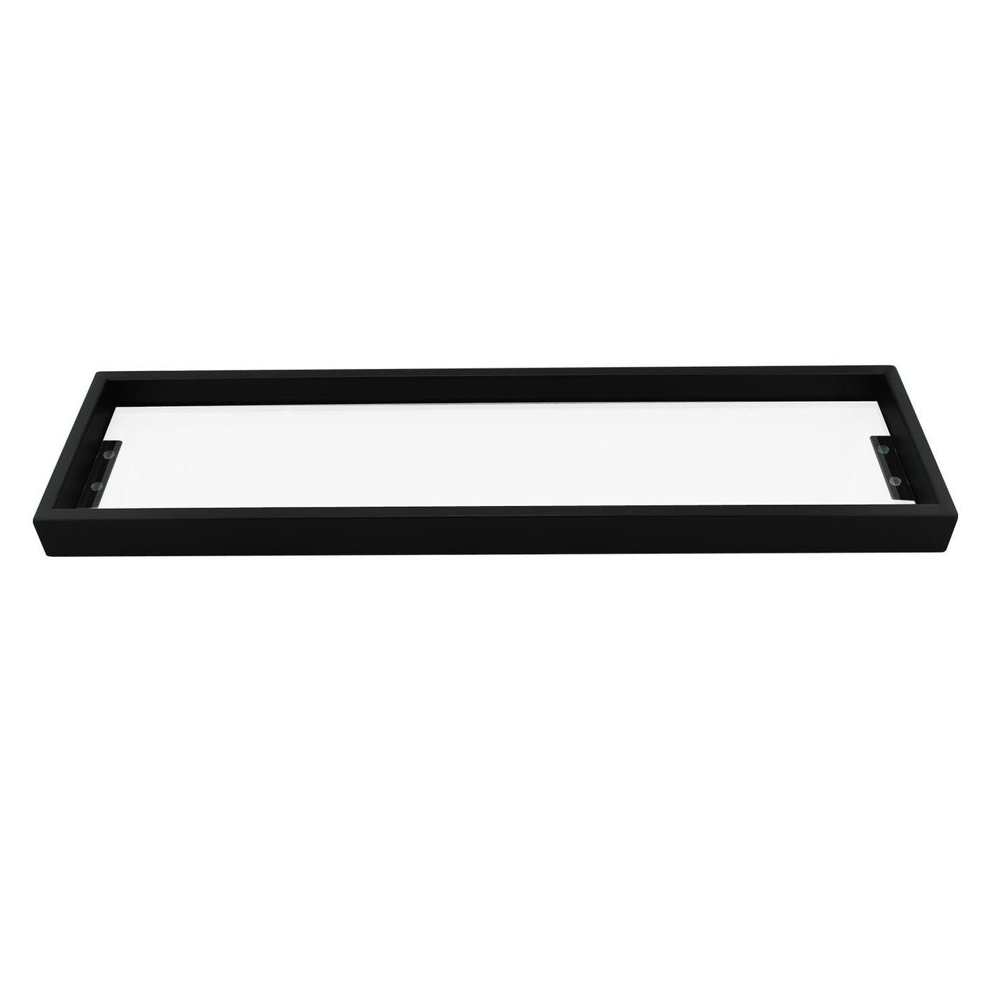 IVANO Series Black Glass Shelf 600mm