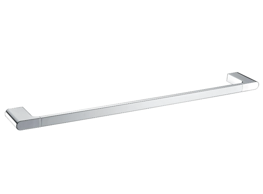 AU Chrome Single Towel Rail 800mm