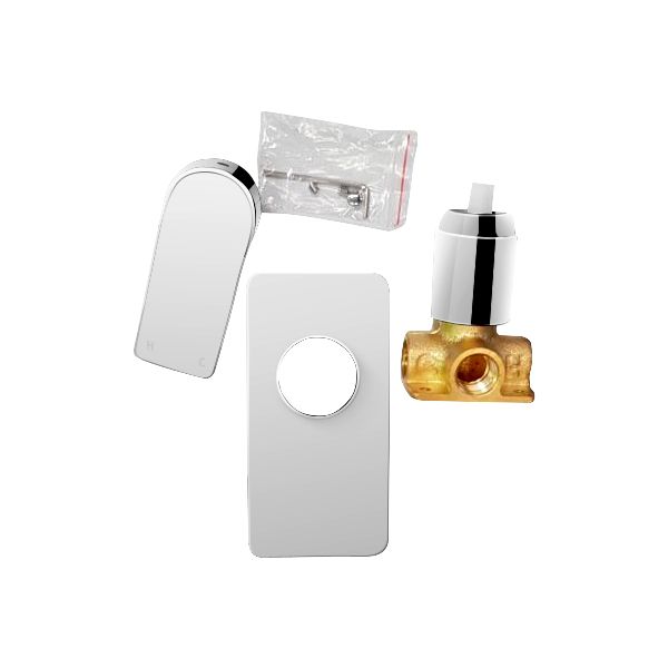 VOG Solid Brass Chrome Shower/Bath Wall Mixer