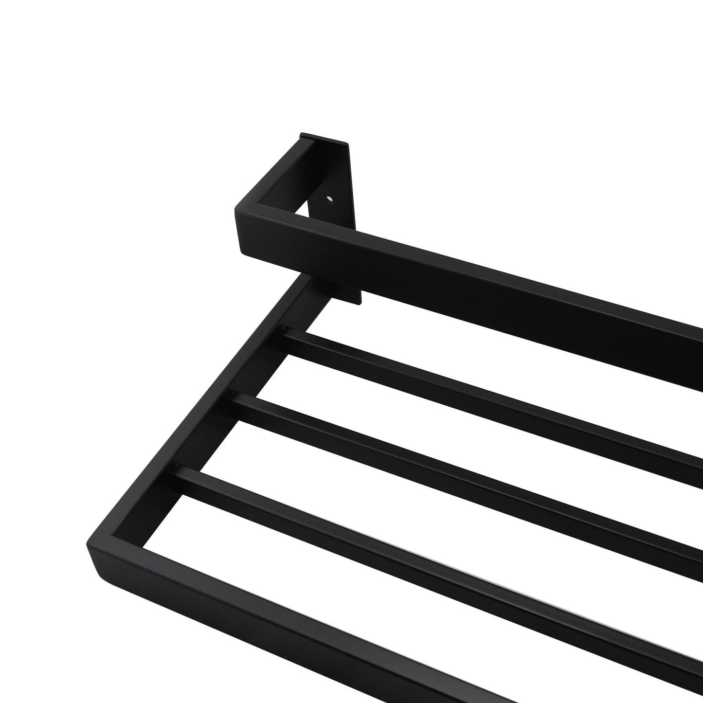 IVANO Series Black Double Towel Holder 600mm