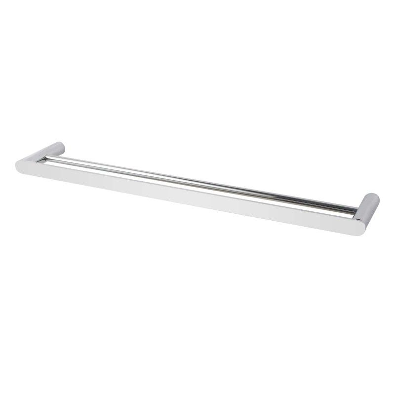 RUSHY Brushed Nickel Single Towel Rail 600mm