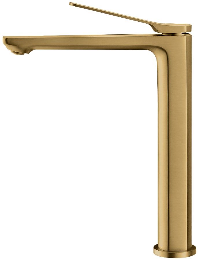 RUSHY Series Brushed Yellow Gold Tall Basin Mixer