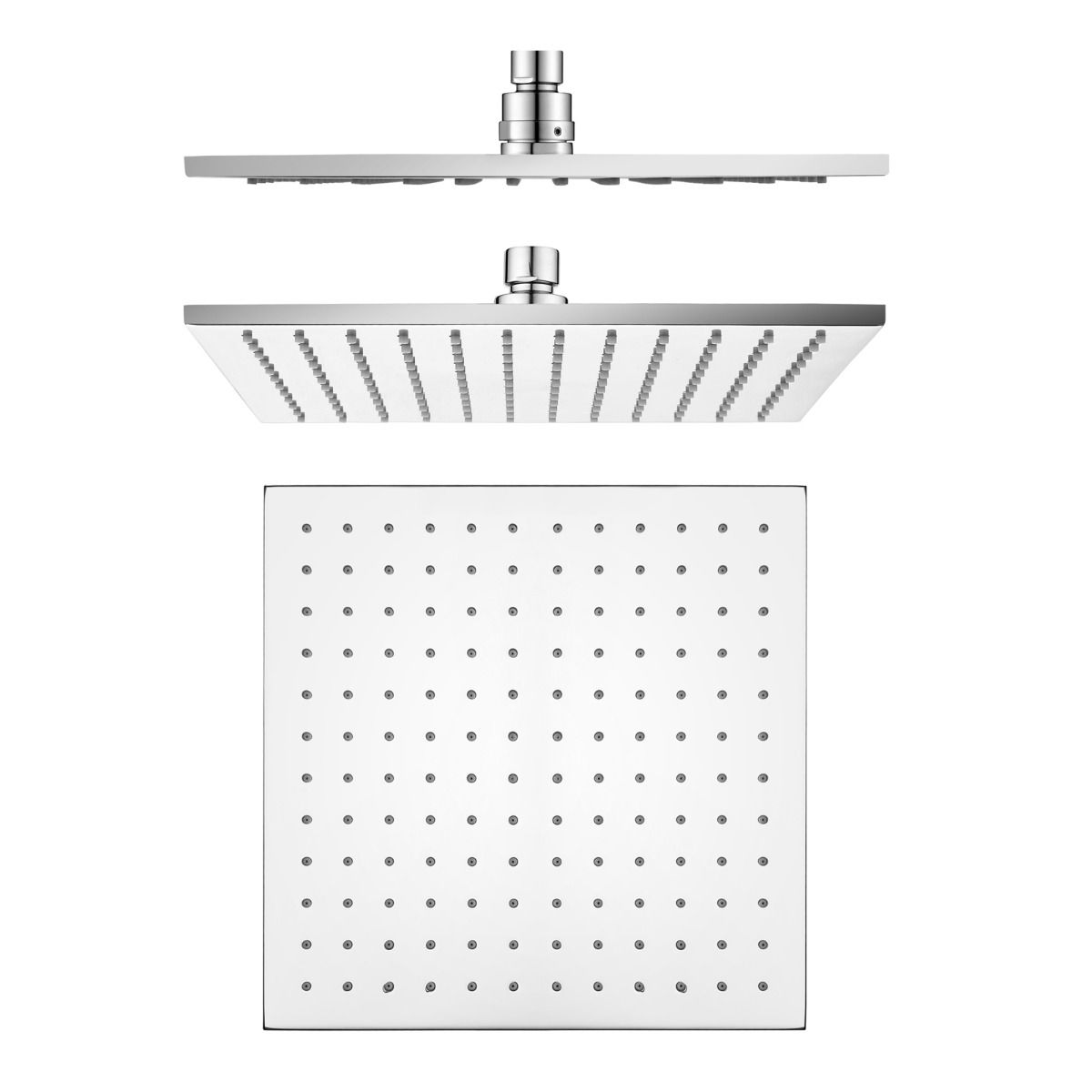 Cavallo 250mm Chrome Solid Brass Shower Head