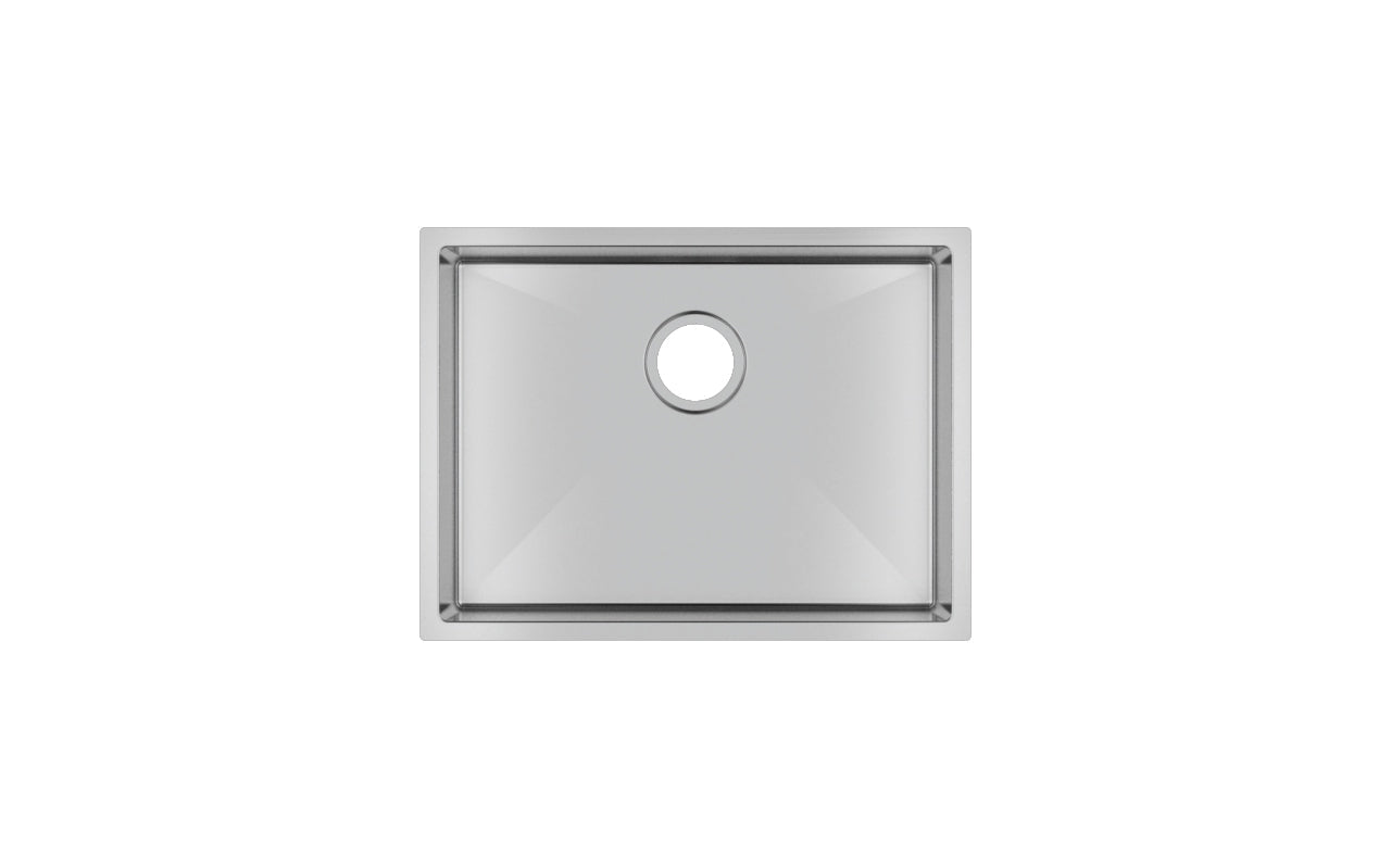 600x450x230mm 1.2mm Handmade Top/Undermount Single Bowl Kitchen Sink 304 Stainless Steel
