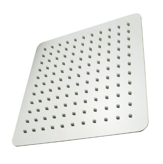Super-slim Square Black Rainfall Shower Head 250mm