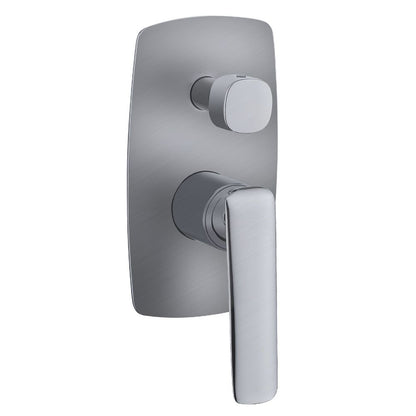 Norico Bellino Brushed Nickle Wall Mixer Diverter